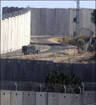 West Bank barrier. 